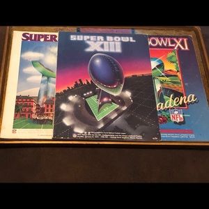 Original Super Bowl Programs SB 11, 12 & 13